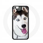 Iphone 7 &uuml;mbris valge husky sinised silmad