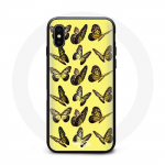 Iphone XS max korpus metsa liblikad kollane