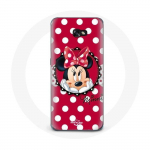 &Uuml;mbris Samsung Galaxy A3 2017 Minnie Mouse Cartoon Red jaoks