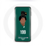 &Uuml;mbris Samsung S9 plus Squid Game Ali Abdul number 199 jaoks
