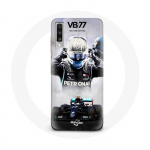 Coque pour Samsung Galaxy A50 Formule 1 Valtteri Bottas pilote de course F1 Noir