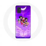 Coque pour Samsung Galaxy A71 BTS TinyTAN Animation Affiche RM Jin Suga J-Hope Jimin Jungkook Et V Zero O&rsquo;Clock