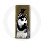 &Uuml;mbris Samsung Galaxy A8 Plus Siberian Husky jaoks