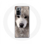 Coque pour Xiaomi Redmi Note 10 Pro Samoy&egrave;de Gris Race de chiens
