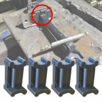 4X autoukse kontrollrihma remondikomplekti korgi summutusklamber uus FR/FL-RR/RL mudelile Mazda6 Mazda 6 (I) GG1 2002-2007 / Mazda 6 MPS