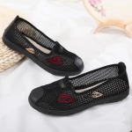 Hingavad vabaajajalatsid V&otilde;rgustikku lamedad hingavad sandaalid Naiste suvekingad 41 must