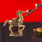 Hiina hobuse kuju, lauafiguur Loov kodukaunistus Loomaskulptuurid Messing kapi jaoks