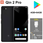 Globaalne versioon QIN 2 Pro t&auml;isekraaniga telefon 4G v&otilde;rk WiFi-ga 5,05 tolli 2000 mAh Andriod 9.0 SC9863A kaheksatuumaline funktsioon Qin 2pro