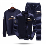 Meeste spordi&uuml;likond Meeste kolmeosalised top jakkp&uuml;ksid Trend Simple Jooksuriided L