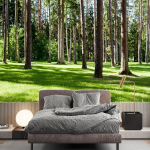 3D metsatapeet Roheline mets loodusmaastik Seinamaalingud Elutoa Magamistoa Tausta Seinatapeet Kodukaunistus 200 cm(W) x 140 cm(H)