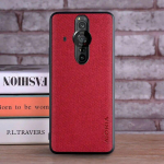 &Uuml;mbris Sony Xperia Pro I Pro-I 1 coque Luksuslik tekstiil Nahast nahk pehme telefoni&uuml;mbris sony xperia pro i &uuml;mbrisele funda capa sony xperia pro i punane