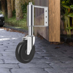 Aiav&auml;rava rattaratas P&ouml;&ouml;rlevate kruvide abil v&auml;ldib lohisemist 4inch Silver