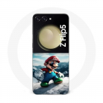 Coque Samsung Galaxy Z Flip5 super mario bros Mario