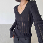 Vintage T-s&auml;rk Naiste &otilde;&otilde;nsad silmkoelised T-s&auml;rgid L&auml;bipaistvad Y2k Fairycore T-s&auml;rgid Korea stiilis T-s&auml;rgid 2000. aastate B-004 S must