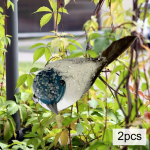 2 t&uuml;kki vahulinnud kunstlikud sulgedega klambriga, realistlikud, kunstlikud sulelinnud, mini Macaron green