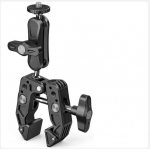 Alumiiniumist superklamber topelt 360&deg; kuulpeaga maagilise k&auml;ega GoPro Insta360 DJI OSMO Acitoni mobiiltelefoni tegevuskaamera jaoks