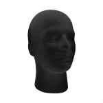 Male Mannequin Head Display Stand Model Easy to Carry Durable Foam Man'S for OPP Package