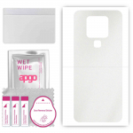 apgo Protective Skin Sticker for the back compatible with Tecno Camon 16 SE, Wrap Film, Foil, Vinyl - Pattern Matte Transparent