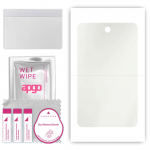 apgo MATTE Protective Skin Sticker for the back compatible with Alcatel 3T 8, Wrap Film, Hydrogel Film, Flexible, Soft TPU with positioning layer easy