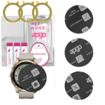 3x apgo MATTE Hybrid protective glass compatible with Garmin Fenix 7S 42mm, flexible nano glass, great replacement for tempered glass, scratch-resista