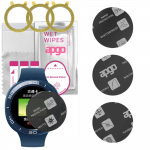 3x apgo MATTE Hybrid protective glass compatible with Huawei Watch GT Cyber, flexible nano glass, great replacement for tempered glass, scratch-resist