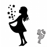 Little Girl Star Metallist l&otilde;ikevormid &Scaron;abloonid isetegemiseks scrapbooking Paberkaardid K&auml;sit&ouml;&ouml; meisterdamine dies