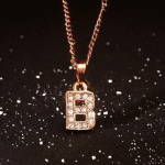 Naiste ripats Estele Rosegold Splendid Medium t&auml;hega B ja Austria kristallidega black