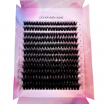 Kohevad ripsmekobarad 100D paksud ripsmekobarad CC Curl Wispy individuaalsed ripsmed 10-20 mm ripsmepikendused 240 tk CC&0.07mm