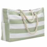 K&uuml;ljetaskuga rannakott Paks punutud k&ouml;is sisemine veekindel tasku liivakindel t&otilde;mblukuga suure mahutavusega reisikott hall