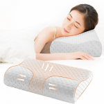 M&auml;luvahtpadi Ortopeediline padi voodipesu Kaelapadja kiust aeglase tagasil&ouml;&ouml;giga padjad masseerija emakakaela tervishoiu valu leevendamiseks 50x30x10cm