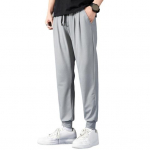 Mehed Ice Silk Dressip&uuml;ksid Elastne Pingutuspael v&ouml;&ouml;taskud Spordip&uuml;ksid Hingavad v&otilde;rk &Otilde;hukesed Fitnessp&uuml;ksid T&auml;navar&otilde;ivad XL hall