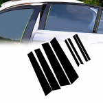 8 tk Auto samba postid Akende ukseliistud Kattekleebised L&auml;ikivmust v&auml;lisliistude tarvikud Honda Civicule 2012-2015
