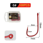 FISH KING 50 tk/100 tk p&uuml;&uuml;gikonks SODE okastraat &otilde;ngekonks, s&ouml;&ouml;dahoidja k&auml;rbsep&uuml;&uuml;gi tarbed AD Terav karpkala konks GAC 6#-100pcs