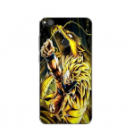 Coque - Maniacase - Huawei P8 Lite 2017 - Son Goku Super Saiyan SSJ3 - Souple - Noir