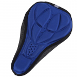 Jalgratta sadula istmekate, polsterdatud pehme padja mugavus sinine