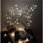 Puldiga 72 LED-iga &ouml;&ouml;lamp T&uuml;druku tuba P&uuml;hadepidu Siseruumide kaunistus Mini J&otilde;ulupuu Vilkuv Laualamp 72 LEDS&Not Remote Control