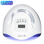 380W LED UV-lambi k&uuml;&uuml;ntele 81 LED-iga K&uuml;&uuml;negeeli kuivatuslamp liikumisanduriga Professionaalne salongimanik&uuml;&uuml;ri lamp koduseks kasutamiseks EU plug