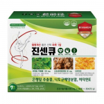 Bareun Nutri JinsenQ Ginkgo Leaf Extract Nattokinase Tocopherol Nutrient Helps Improve Blood Circulation Memory, 60 Tablets, 2 Pieces,Korean health