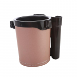 2-&uuml;hes tassihoidja Multifunktsionaalne mobiiltelefonihoidik jalutusk&auml;ru pudeli riiul Veekeetja puur Juhtraua nagi jalgrattatarvikud one size must