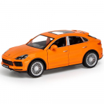 1/24 Porsche Cayenne S Valualumi Sulamist Automudeli M&auml;nguasi Maastur Tagasit&otilde;mbemehhanism 6 Avanevat Ust Heli Valgus Maastiku Metallist S&otilde;iduki M&auml;nguasjad Lastele Kingitus oranž