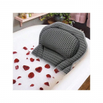 1 tk libisemisvastane iminappadega vannipadi, 4D hingavast v&otilde;rkkangast, pehmest paksust padjast, kaasaskantav ja pestav vannitarvik kaelale ja seljale, one-size valge