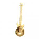 1 tk roostevabast terasest kitarri lusikad vikerkaar kohvi tee lusikas s&ouml;&ouml;giriistad joogiriistad kuld