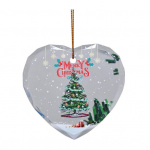 J&otilde;ulukaunistused L&auml;bipaistev akr&uuml;&uuml;list s&uuml;damest rippuv ripats Vastupidav talvefestivali tarvikud puukaunistuseks Kodupeod DIY kingitused A