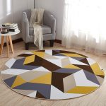 Luksuslikud &uuml;mmargused vaibad elutuppa geomeetrilised diivanilauaalused vaibad magamistoa kaunistuseks lihtsad kodu p&otilde;randamatid 60CM*60CM