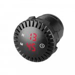 12V/24V puutetundlik digitaalkell mootors&otilde;idukitele autopaadile mootorrattale LED-ekraan Tunnid Minutid Autopaneel elektrooniline kell Veekindel punane