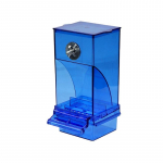 No Mess Bird Feeders Automaatne papagoi s&ouml;&ouml;tja jootja Akr&uuml;&uuml;lseemnete toidukonteinerite puuritarvikud v&auml;ikestele ja keskmistele papagoidele sinine