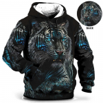 Animal Hoodie Meestele Tiger Print Kvaliteetne meeste Pullover S&uuml;gismoodne T&auml;navadisaineriga pikkade varrukatega esmaklassilised spordir&otilde;ivad S