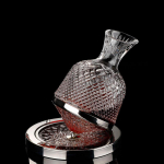 360 p&ouml;&ouml;rlev veinikahvini trumli Disain jaotur Kristallklaas Vein Aeraator Peegel Kann Gift Bar Decor Kunst Klaasn&otilde;ud 1500ML