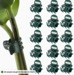100 tk Aiataimeklambrid Plastikust tugiorhidee varreklamber viinamarjade juurviljade jaoks, lilledega seotud kimp, oksa kinnitus aiat&ouml;&ouml;riist 100 pcs