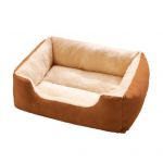 Plush Pet Nest ortopeediline koeradiivanvoodi v&auml;ikestele keskmistele koertele Pehme kassidiivan, pestav S kerge kohvi v&auml;rv